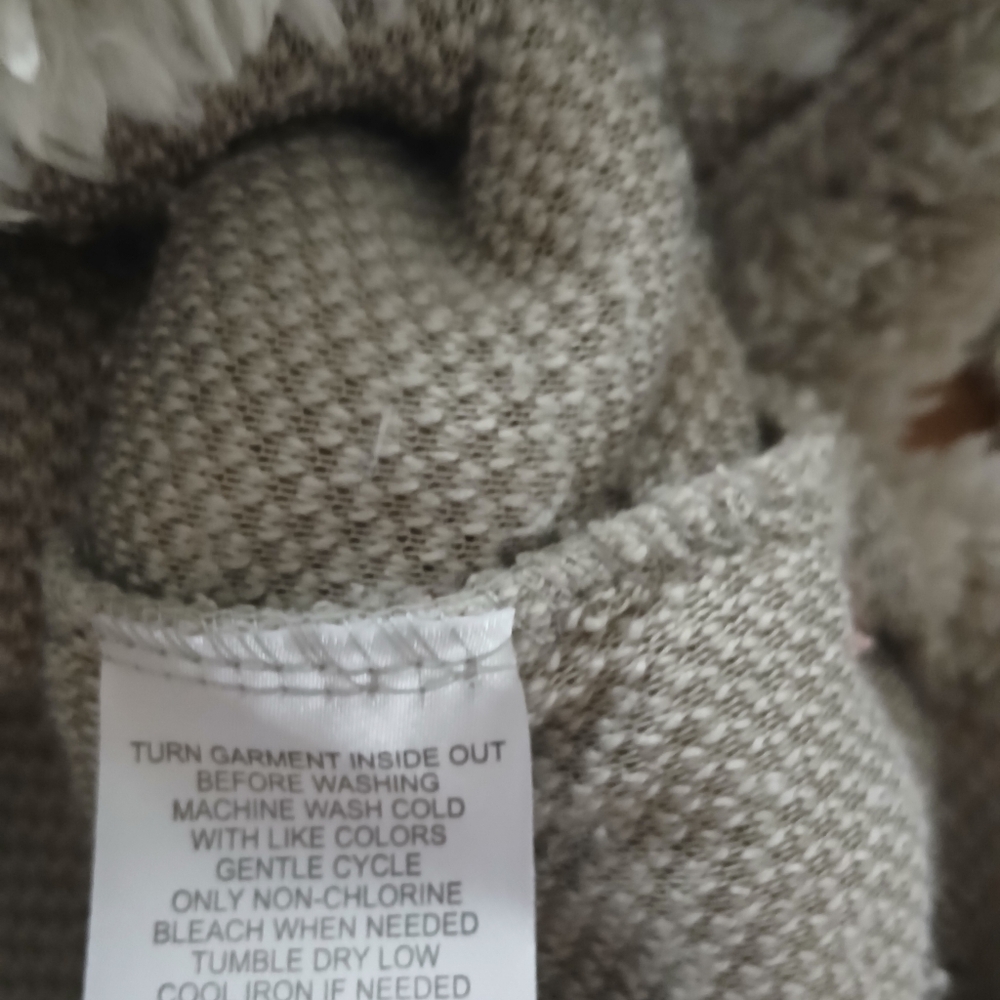 Peanuts Snoopy Gray Zip Fleece - Picture 5 of 7